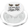 Sarcastic Makeup Lover Diva Attitude MUA Truccatore Winged Liner Fear Me MUA Cosmetologo Diva PopSockets PopGrip per MagSafe