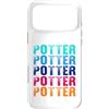 Funny Potter Tees & Gifts Custodia per iPhone 17 Pro Max Potter - Colorato