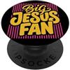 Women's Religious Preppy Christian Faith Grande fan di Gesù con versetto della Bibbia cristiana PopSockets PopGrip Adesivo