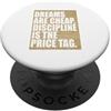 Matching Tan Color Graphic Tee Tan Disciplina Colore È Il Prezzo Tag Tan Grafico PopSockets PopGrip Adesivo