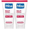 Mixa Balm Cica+ Bipacco Balsamo Riparatore Multi-Uso Secca, 2 Pezzi | Arrossata, Barriera Cutanea Ripristinata, Pelle Lenita e Sollievo Immediato, con il 12% di Glicerina, Squalano e Pantenolo