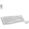 Logitech MK295 Silent Wireless Combo tastiera Mouse incluso RF Wireless QWERTZ Svizzere Bianco