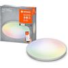 LEDVANCE Plafoniera LED intelligente, pannello interno con tecnologia WiFi, colore della luce modificabile (3000K-6500K), colori RGB modificabili, diametro 300 mm, compatibile con Google e Alexa