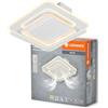 LEDVANCE plafoniera/ventilatore quadrato; 55W; CCT; IP20 per uso interno; bianco; dimmerabile