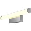 kalb Material für Möbel kalb | Lampada a specchio LED 300 mm, applique, cromata, rotonda, 230VAC, luce da bagno cromata - ambiente moderno, risparmio energetico, resistente agli spruzzi, blanc neutre