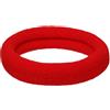 Whakano 100 elastici per capelli da donna, 4,3 cm, senza cuciture, elastici, per coda di cavallo, in nylon, spandex, per capelli, per donne, ragazze, uso quotidiano, colore rosso