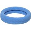 Whakano 100 elastici per capelli da donna, 4,3 cm, senza cuciture, elastici, per coda di cavallo, in nylon, spandex, per capelli, per donne, ragazze, uso quotidiano, blu cielo