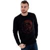 Diesel Felpa Uomo XL a Manica Lunga Nero 00SU99-RWAPO-900 Black