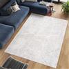 TAPISO Lotus Tappeto Soggiorno Pelo Corto Design Moderno Motivo Astratto Geometrico Puntinato Tonalità Avorio Nero Salotto Camera da Letto Sala Salotto Oeko-Tex 200 x 300 cm