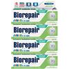 Biorepair 4x Biorepair Junior 6-12 Anni Dentifricio alla Menta Delicata Protezione Carie Zero Coloranti - 4 Flaconi da 75ml