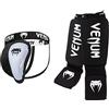 VENUM Kontact, Parastinchi E Guardia del Collo di Piede Unisex, Nero, Taglia Unica & Challenger Porta Guscio e Guscio Uomo -Nero (Bianco) M