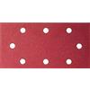 Bosch 2609256A88 - Fogli abrasivi per smerigliatrici a vibrazione Black & Decker, 93 x 185, 8 fori, grana 60, lotto di 10 fogli