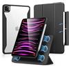 ESR Custodia ibrida per iPad Pro 12.9 (2022/2021), iPad Pro 12.9, con supporto per matite, 12,9 pollici, copertura magnetica rimovibile, Rebound serie 360, nero indistruttibile