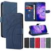 Ttianfa Compatible con Huawei Honor 50 Lite Custodia Portafoglio Flip Cover [Slot per Schede] PU Pelle 360 Protettiva Antiurto Caso Supporto Kickstand-Blu