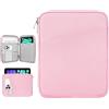 Dadanism 8-9 Custodia Sleeve per Tablet Compatibile con iPad Mini 7/6 8,3 2024/2021, iPad Mini 5/4/3/2/1 7,9, Galaxy Tab A7 Lite 8,7/Tab A 8,0, Tab M8 (4/3/2) 8, Tab M9 9 2023, Fiore Rosa