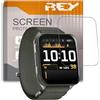 REY Pack 7X Pellicola salvaschermo per Garmin VENU X1, qualità Premium