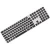 Allinside Copertura per tastiera nera per tastiera Mac Magic 2024 con Touch ID e tastiera numerica A3119 layout USA