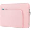 Lacdo Borsa Protettiva Custodia per 16 New MacBook Pro M5 Pro/Max A3428 A3429 2026, M4/M3/M2/M1 A3403 A3186 A2991 A2780 A2485 A2141 2024-2019, 15 MacBook Pro 2012-2018, 15 Surface Laptop 7, Rosa