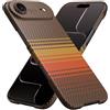 CASEKULT per iPhone 17 Air Cover Compatibile con Magsafe, Fibra Aramidica 1500D Stampa Sottile con Texture Carbonio Cover Magnetica Protettiva per iPhone 17 Air, Presa Comoda, Tramonto