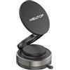 N NEWTOP Supporto ST62 Magnetico Ventosa Universale per Smartphone Cellulare da Auto Camion Camper Caravan Pullman Reggi Telefono da Vetro Parabrezza Cruscotto Regolabile Orientabile Resistente Nero
