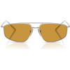 Prada Occhiali da Sole PRC51S 1BC50P Argento/Miele Scuro Donna 58/15/145