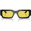 Versace Occhiali da Sole VE4506U GB1/85 Nero/Giallo Uomo 54/21/140