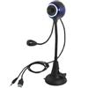 Ruilogod USB 2.0 fotocamera Connettore USB Webcam w microfono per PC