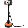 Ruilogod Computer online Chat Collo flessibile 2 LED USB Webcam PC Camera fotocamera W MIC