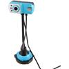 Ruilogod Rettangolo 3 LED 3 LED Flessibile Neck USB Webcam PC Camera MIC