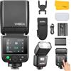 GODOX V480 C V480C Flash Compatibile con Canon, GN50 2,4 GHz Wireless HSS 1/8000s TTL Speedlite per Fotocamera con Batteria Agli Ioni di Litio, Controllo Touchscreen