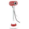 Ruilogod Neck flessibile 1,3 Mega Pixels Pixels 3.5mm Connettore USB PC PC LED Webcam rosso bianco W MIC