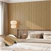 Stickyart Pannelli Decorativi per Pareti Effetto Legno Marrone 90cmX400cm Boiserie Adesiva per Pareti in Legno Rinforzato Carta da Parati Adesiva Muro 3D Soggiorno Rivestimento Parete Camera da Letto