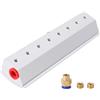 Oreilet Soffiatore Industriale a Lama D'Aria da 200 Mm, Lama per Soffiaggio Aria Compressa in Alluminio, Interfaccia Filettata da 1/4 di Pollice, Ugello Industriale Aria Compressa