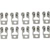 ARMYJY 10 clip a molla per riporre attrezzi, in acciaio luminoso, clip in acciaio per riporre attrezzi, capannoni, officine, garage, casa (12 mm)