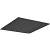 NOLUXA IMEX - Soffione Doccia Effetto Pioggia 40x40cm Nero Opaco | Soffione Quadrato Slim e Anticalcare per Colonna Doccia | Realizzato in Acciaio Inox S.304 | Ricambio Originale IMEX