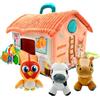 BANDAI My First Zenon Farm Musicale, Divertente ed educativo Fattoria interattiva Multicolore AR85000