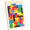 EACHHAHA Puzzle in Legno Scatola Giocattoli, Rompicapi Blocco Puzzle in Legno, Puzzle educativi Giocattoli, Tangram Puzzle per Bambini 3 4 5 6 anni