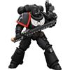 HiPlay JOYTOY Warhammer 40k Raven Guard Intercessor con Fucile Bolter, Pistola Bolter e Spada a Catena JT03899 Set di Figure d'Azione in Scala 1/18