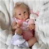 MAIHAO Bambole Reborn Femmine Realistica Bambole Neonata Bambola Originali Baby Doll 19 Pollici corpo in Vinile Morbido Lavabile Bambole Reincarnate Bambola Reale Ragazza con Aprire Gli Occhi
