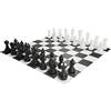 Uber Games Ubergames - Gioco di scacchi da giardino XXXL, pezzi di scacchi grandi fino a 30 cm, impermeabili e resistenti ai raggi UV, pezzi degli scacchi, borsa e tappetino