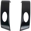 uvcany MINI R50 R52 R53 Decorazione Volante dell', Calotte dei comandi al volante per Mini One/S/JCW Serie R R50 R52 R53 2002-2006(Senza pulsanti multifunzione, Nero lucido)