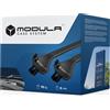 DGH System Modula Barre portatutto portapacchi BARRE compatibile con Volkswagen VW T-ROC SUV dal 2018 max 75 kg 78-119 cm Alluminio