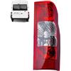 ROBUST CAR PARTS ROBUST - Lente di ricambio per fanale posteriore destro, senza lampadina, lato conducente O/S per Ford Transit Mk7 1435880 4060339 6C1113404AC 6C1113450AA 2006-2014