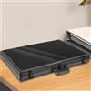 Vetrina Per Carte Con Cornice In Alluminio, Dimensioni 70 Cm X 50 Cm X 7,5 Cm,