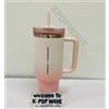 Starbucks Bicchiere Starbucks Korea 2024 SS Stanley Pink Quencher 1183 ml / Express