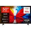 TCL 50S5L TV QLED, SMART TV, 50 ", Full-HD, Processore CA55x4, Classe E