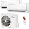 FERROLI Condizionatore Ferroli Giada dual split 18000+18000 BTU inverter A wifi unità esterna 8,2 kW
