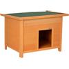 PawHut Cuccia per Cani Impermeabile da Esterno in Legno di Abete, 85x58x58cm