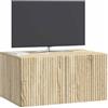 vidaXL Mobile Porta TV da Muro Rovere Sonoma 59,5 x 41 x 30 cm, Salotto, Unità moderna per intrattenimento, Consolle TV rettangolare, Armadietto da parete spazioso e stiloso