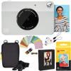 KODAK Pacchetto Deluxe per Fotocamera istantanea Printomatic (Grigio) + Carta Zink (20 Fogli) + Custodia Deluxe + Album Fotografico + cornici appendibili + Comoda Tracolla